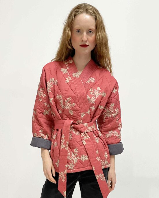 Quilted kimono neva blush pink